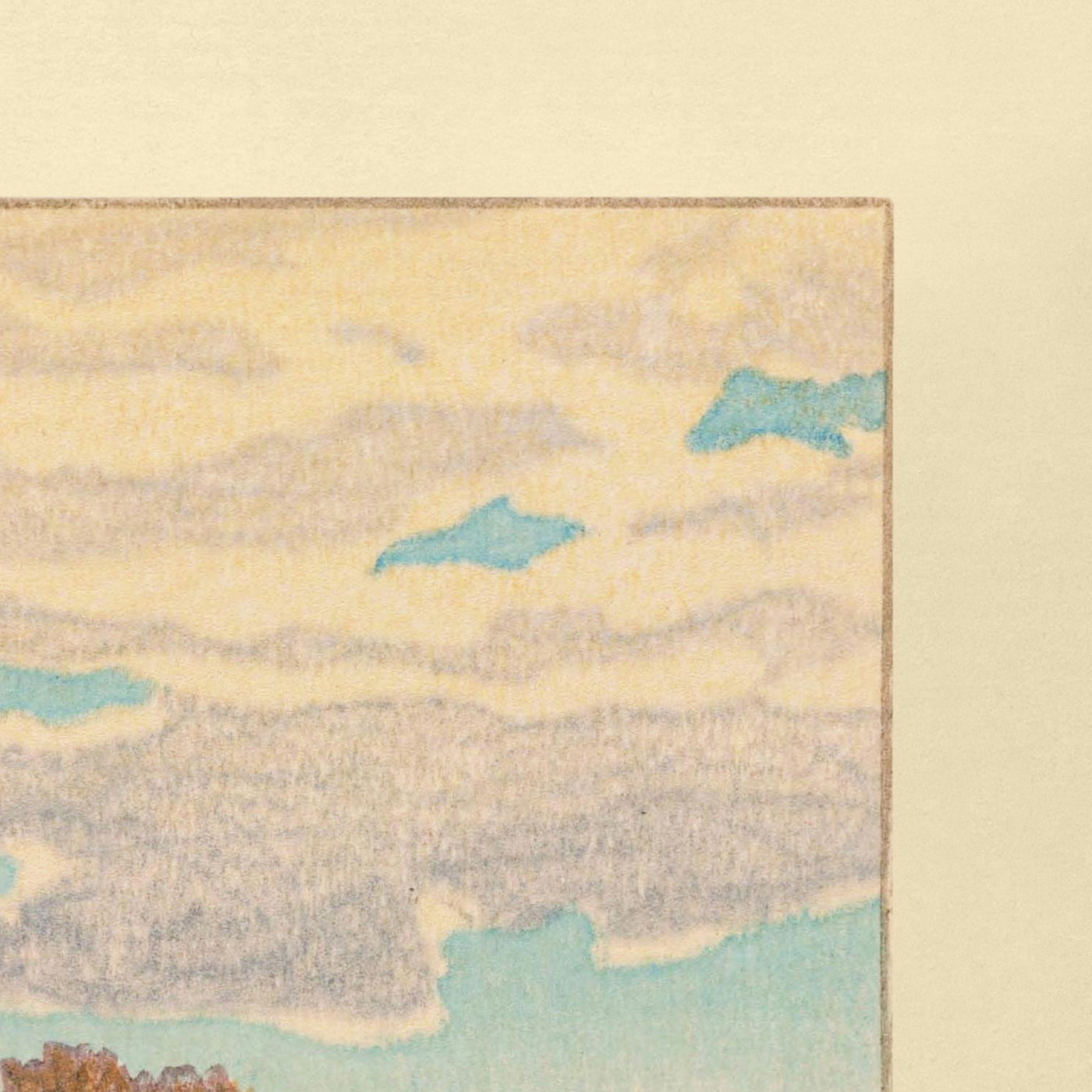 Winter in Kamigamo, Kyoto von Hasui Kawase, 1935 