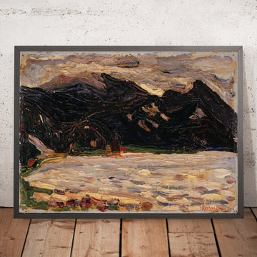 A framed image of 
