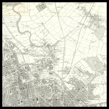 An old Ordnance Survey map of Kingston upon Hull