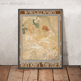 Deutsches Schauspiel-Haus Theatre Programme by Alphonse Mucha, 1908