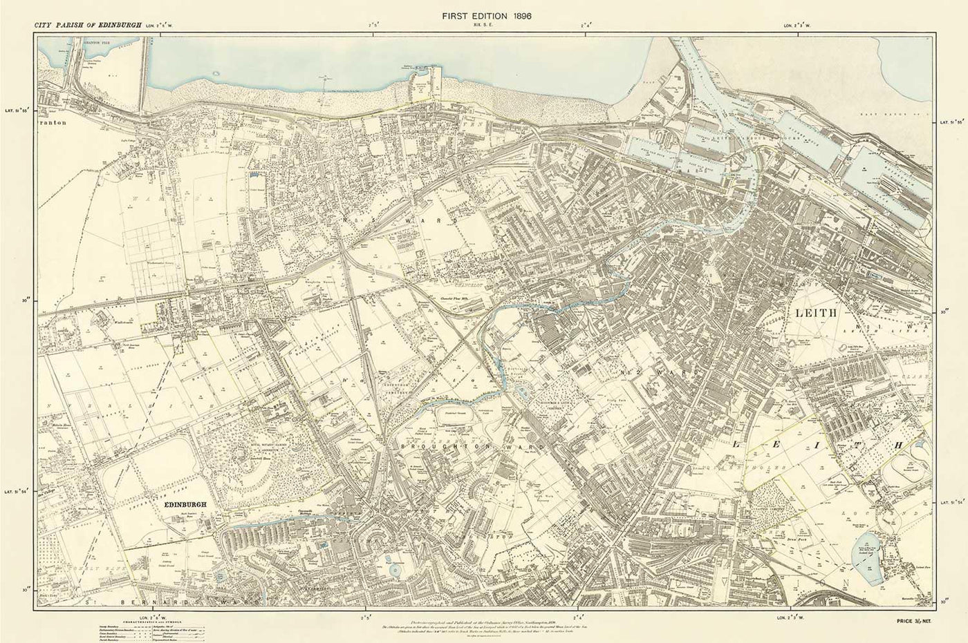 Personalised Old Map of Rutherglen
