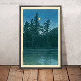 Il lago Sanpoji a Shakujii di Hasui Kawase, 1935 