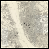 Mappa Antica Personalizzata di Liverpool 
