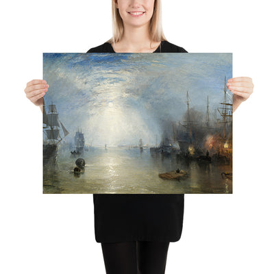 Keelmen, die bei Mondlicht Kohlen heben von Turner, 1835 