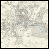 Personalised Old Map of Maidstone