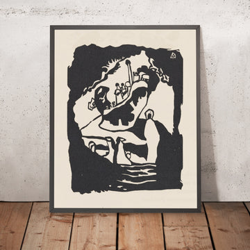 A framed image of 