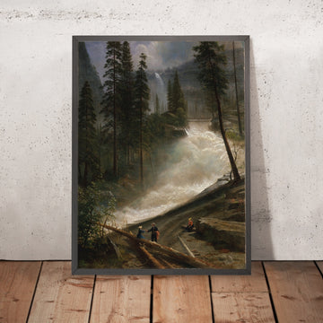A framed image of 