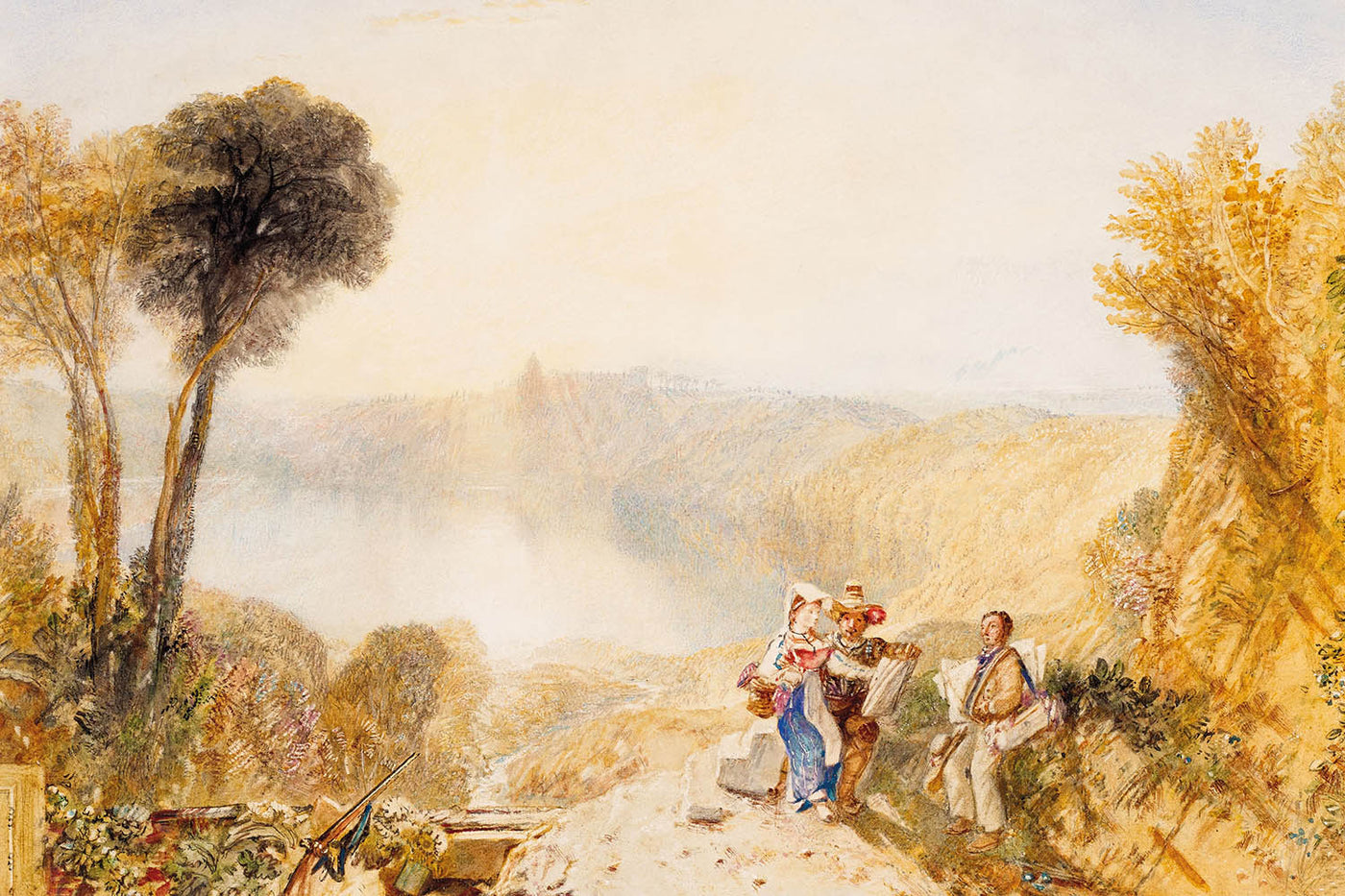 Lake Albano, Italy by Turner, 1794