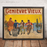 De Kempenaer Vintage Genever Poster by Henri Cassiers, 1903