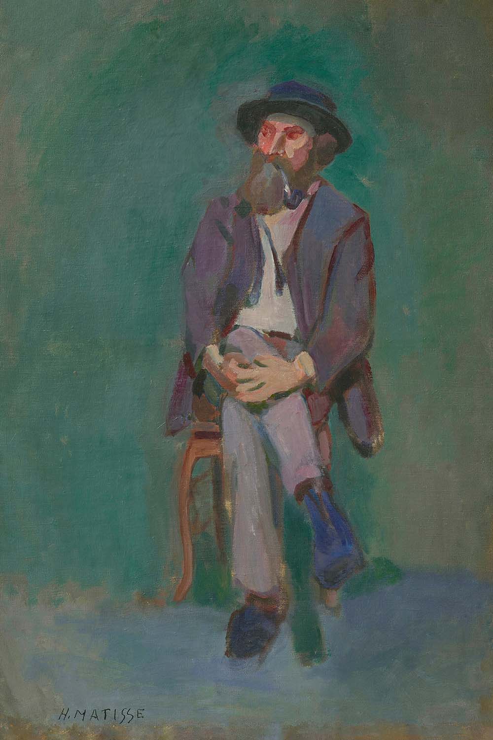 Sitzender Mann (Seated Man) von Henri Matisse, 1900 