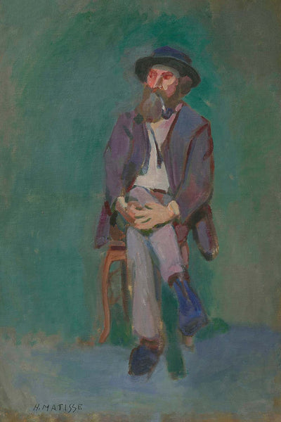Sitzender Mann (Seated Man) von Henri Matisse, 1900 