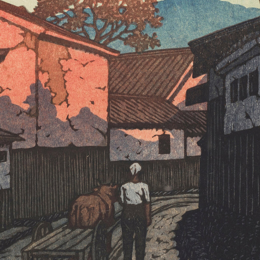 Wadahama in Kagawa Prefecture by Hasui Kawase 1935