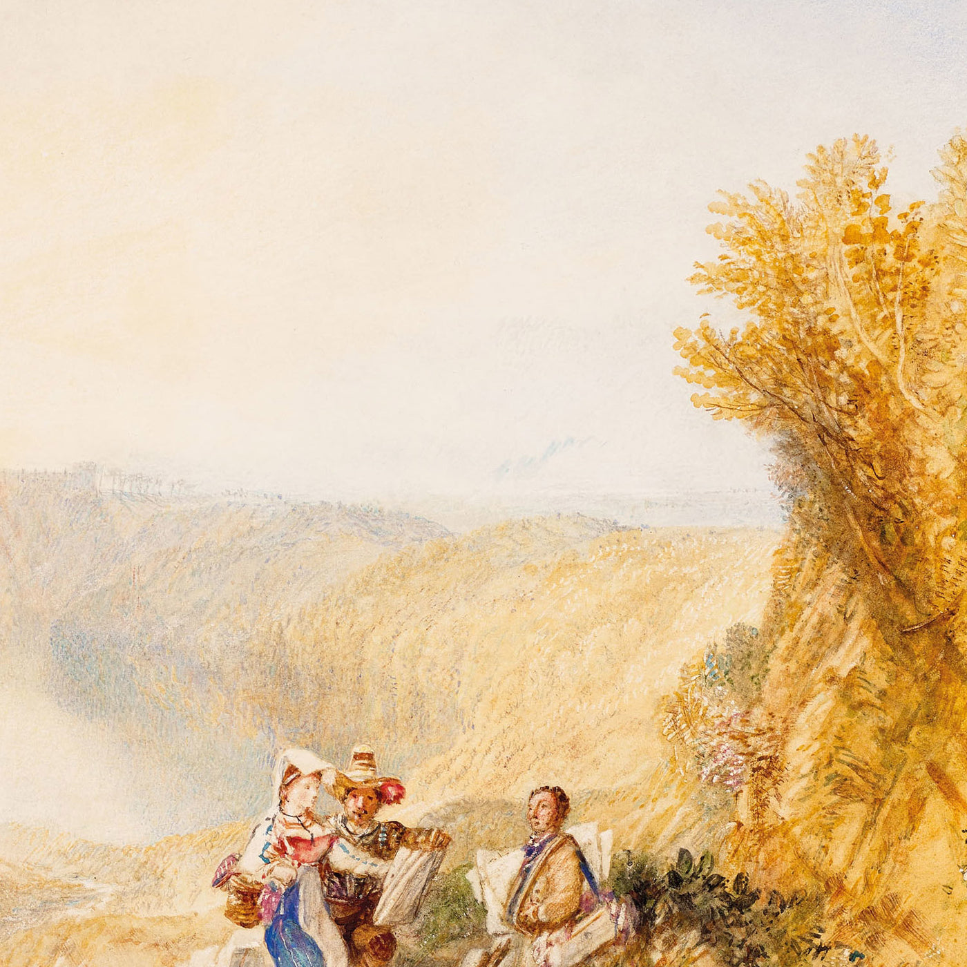 Lake Albano, Italy by Turner, 1794