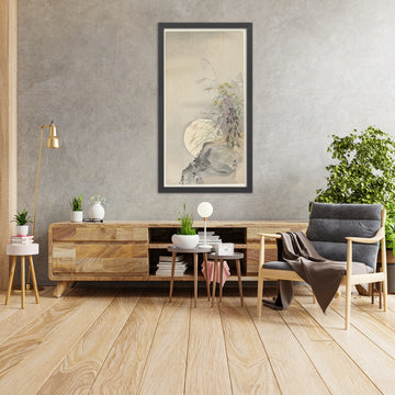 A framed image of 