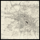 Personalised Old Map of Carlisle