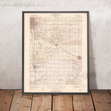 Old Map of Bloomington, Illinois, 1951 by USGS – Normal, Le Roy & McLean