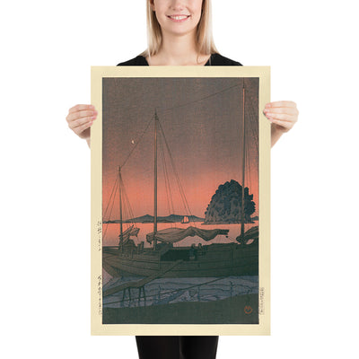 Hayama en Iyo por Hasui Kawase, 1935 