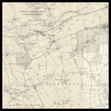 Personalised Old Map of Harlow
