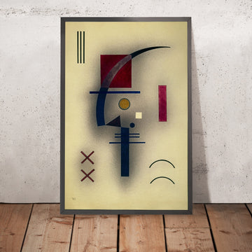 A framed image of 