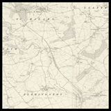 Personalised Old Map of Llantwit Major