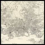 Mappa Antica Personalizzata di Plymouth 