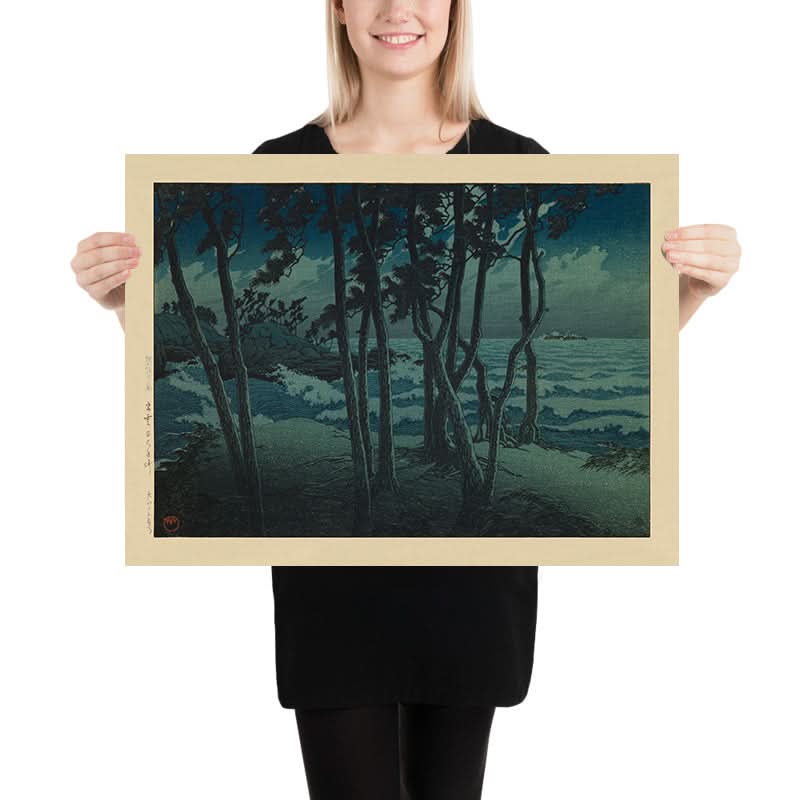 Hinomisaki Izumo aus Souvenirs of Travels von Hasui Kawase 1925 