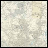 Personalisierte alte Karte von Haringey 