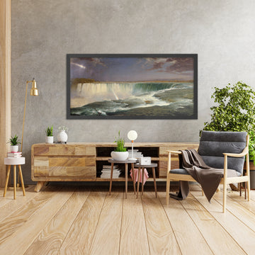 A framed image of 