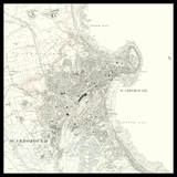 Mapa antiguo personalizado de Scarborough 