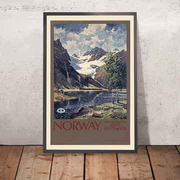 A framed image of 
