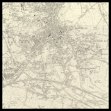 Mappa antica personalizzata di Dewsbury 