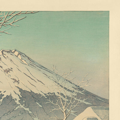Mt. Fuji nach Schnee in Oshiono von Hasui Kawase, 1935 
