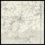 Mappa Antica Personalizzata di Crawley 