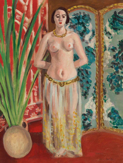 Odalisque, mains dans le dos (Odalisque, hands behind her back) par Henri Matisse, 1923 