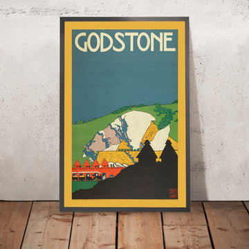 A framed image of 