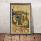 Vieux Système ‘t Wit Stoopke Vintage Drinks Advertising Poster by J.L. Goffart, 1910
