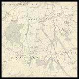 Personalised Old Map of Halesowen