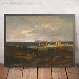 Une scène sur la côte anglaise par Turner, 1798 