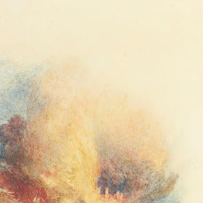 El Campo de Waterloo visto desde Hougoumont por Turner, 1833 