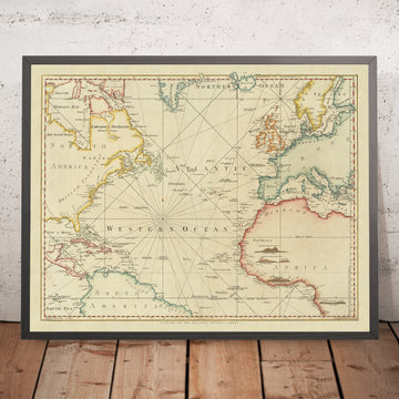 Ancienne carte marine de l&