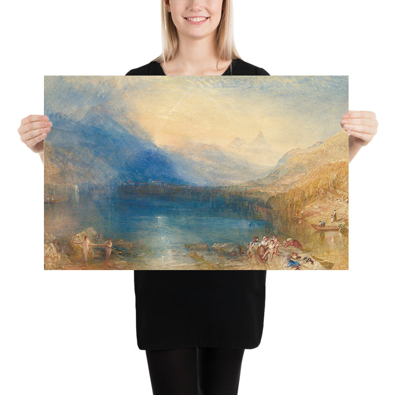 Le lac de Zug, Suisse par Turner, 1843 