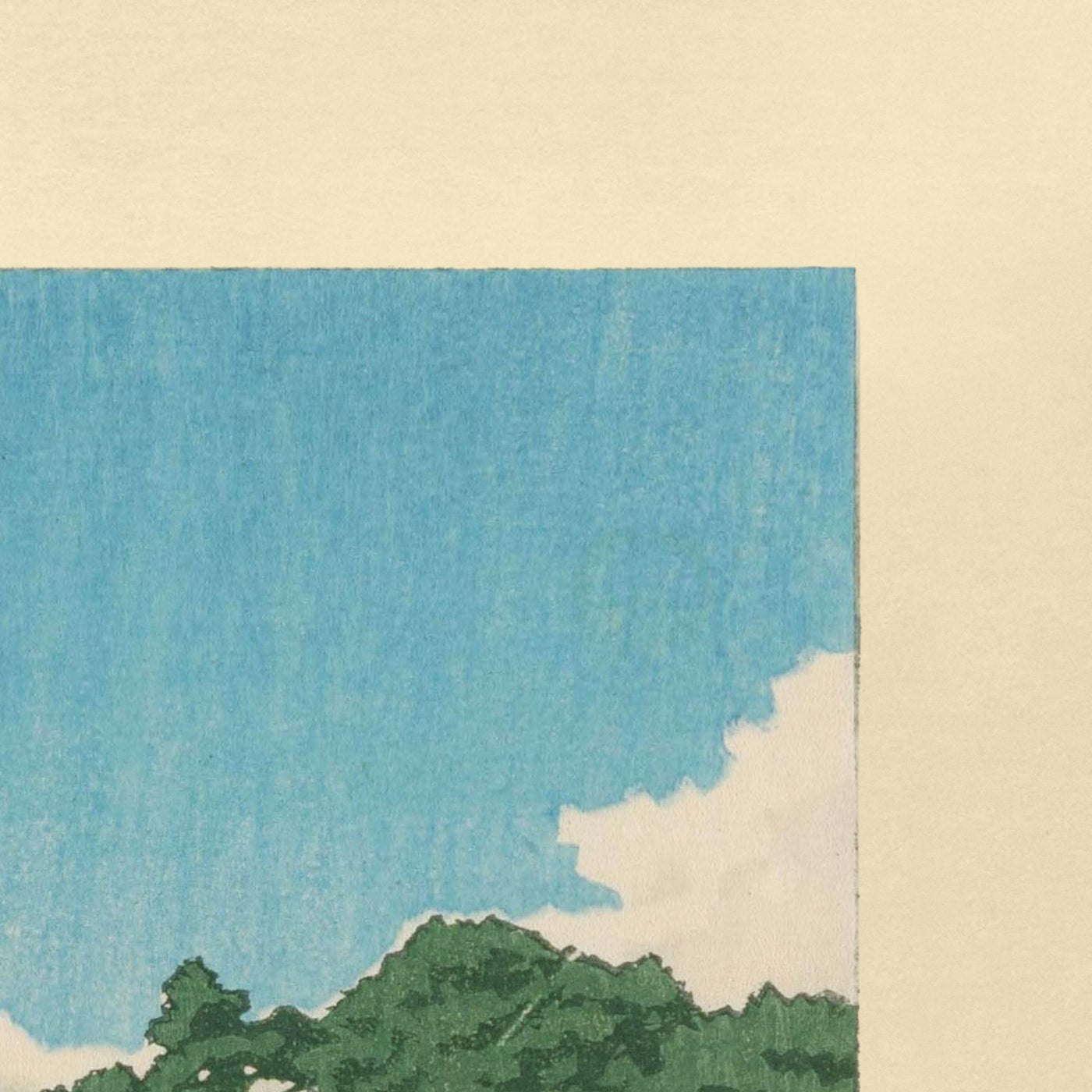 Santuario Tsuruoka Hachimangu en Kamakura por Hasui Kawase, 1935 