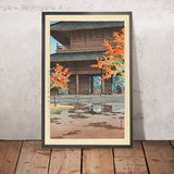 Nanzenji-Tempel im Herbst, Kyoto von Hasui Kawase 1935 