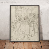 Study for Premier Shampooing d’Absalon by Alphonse Mucha, 1891