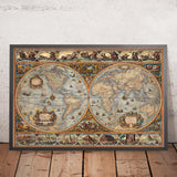 Atlas du monde moderne et ancien Orbis Terrarum par Ray&Co, 2025 : Carte hémisphérique, Dieux romains, Merveilles anciennes 
