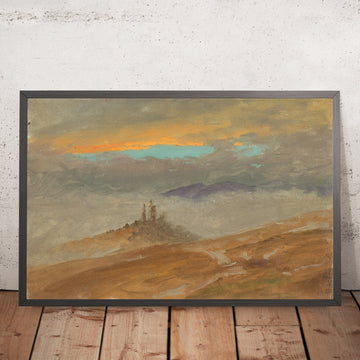 A framed image of 