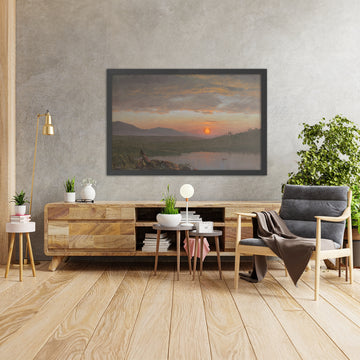 A framed image of 