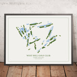 West Hill Golf Club: Modern Golf Course Map