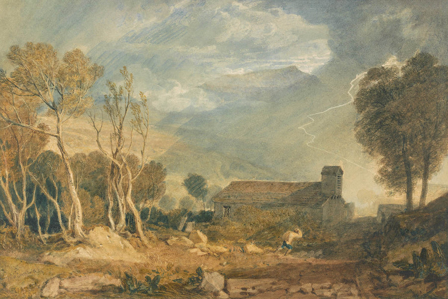 Ingleborough depuis Chapel-Le-Dale par Turner, 1810 