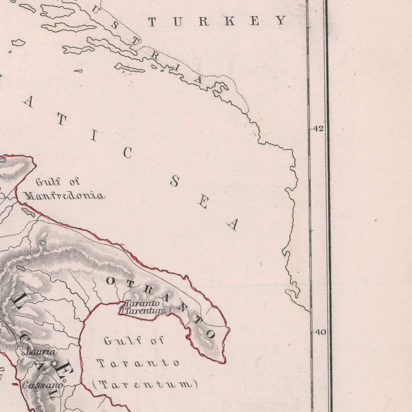 Alte Karte von Napoleons Invasion von Neapel in Süditalien, 1806: Rom, Elba, Sizilien, Kalabrien 